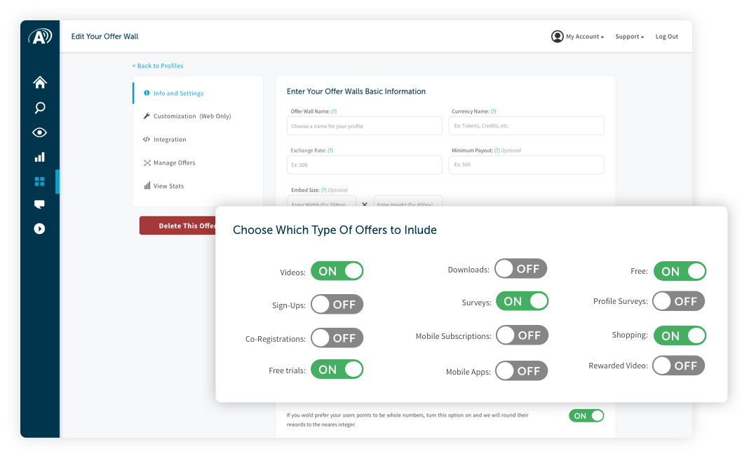 Dashboard Flows and Wireframes