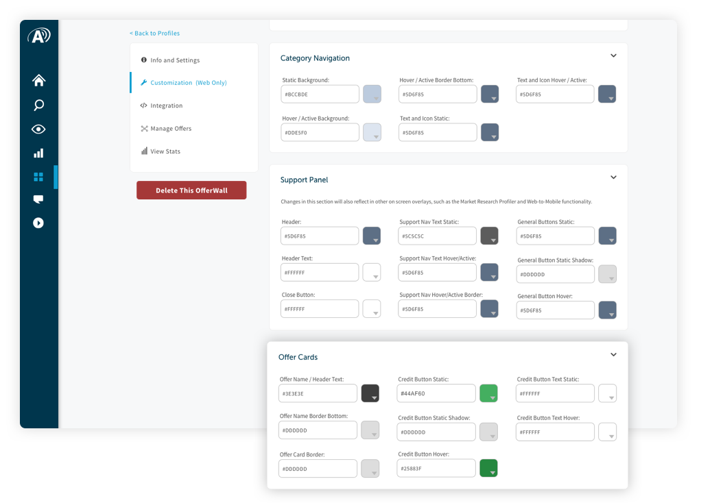 Dashboard Flows and Wireframes